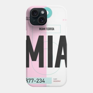 Miami Luggage Tag Phone Case