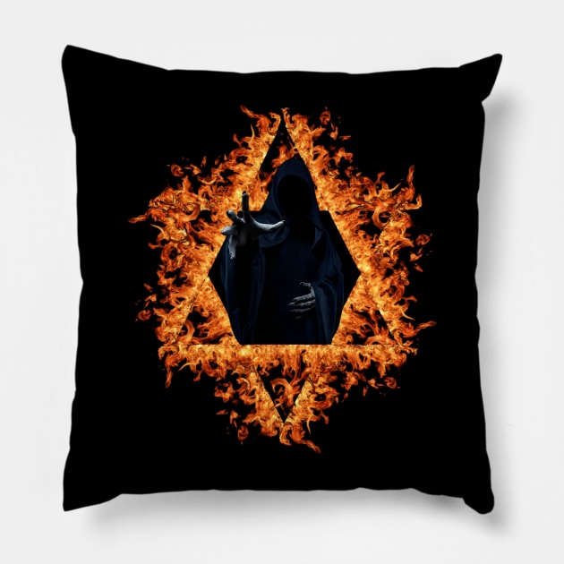 god of death Pillow by FIRENIC