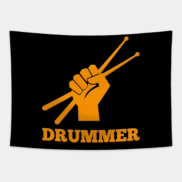 Drummer Drumsticks Tapestry by Imutobi