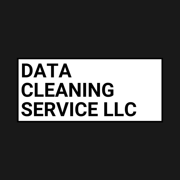 Data Cleaning Service LLC - Data! by Toad House Pixels