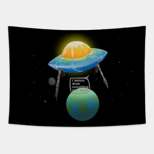UFO Tapestry