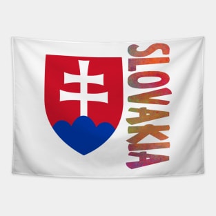 Slovakia Coat of Arms Design Tapestry