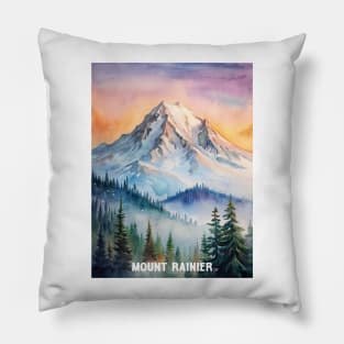 Mount Rainier National Park Pillow