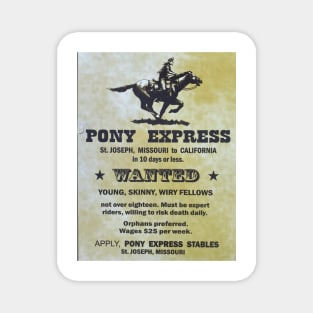 Pony Express Magnet