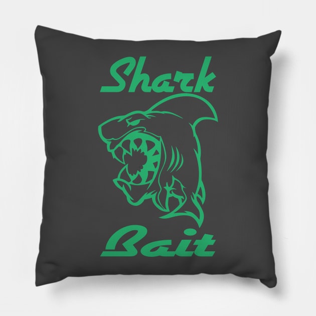 Shark Bait Pillow by Fisherbum