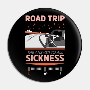 Retro Road trip the answer to all sickness 06 Pin