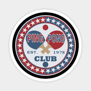 PING PONG CLUB Magnet