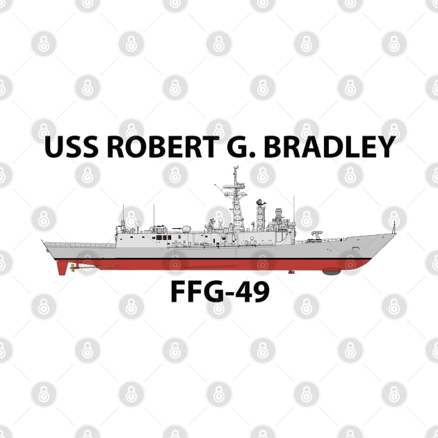 USS ROBERT G. BRADLEY - FFG-49 OH PERRY by jackdustys