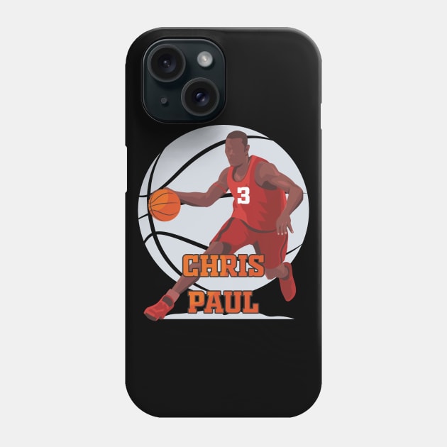 Chris Paul Basketball Phone Case by Purwoceng