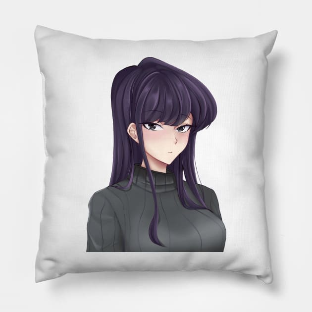 Komi cant communicate, Komi shouko Pillow by AmyMeou