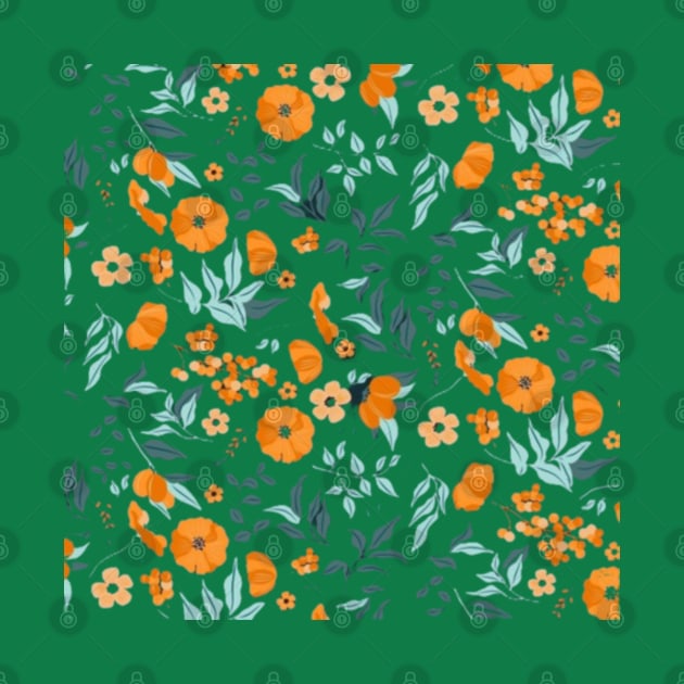 Colourful flowers pattern by RubyCollection