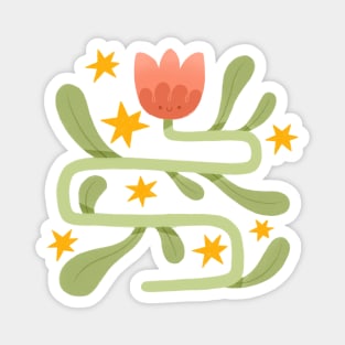 Wiggly Tulip Magnet