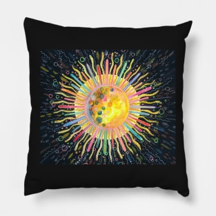 The moon is over the sun Pillow