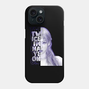 Twice Im Nayeon Typography portrait text design Phone Case