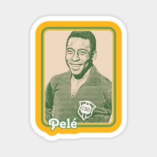 Pelé // Retro Soccer Fan Gift Design Magnet