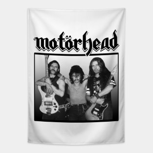 Motorhead Black White Black Tapestry