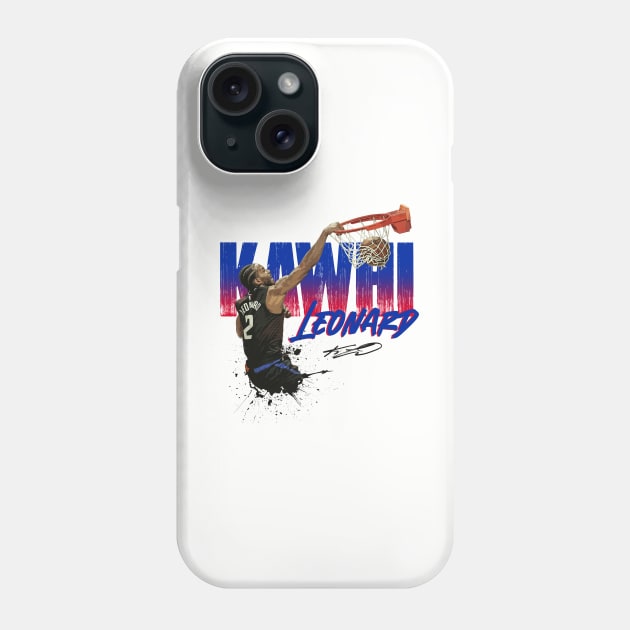 Kawhi Leonard Phone Case by Juantamad