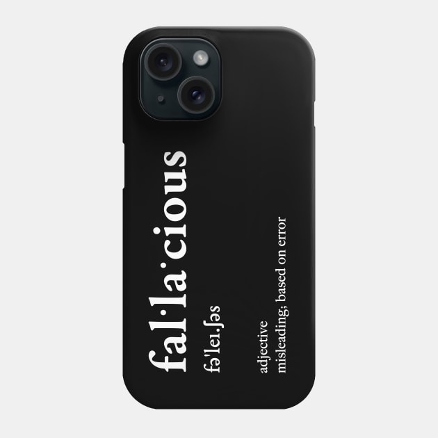 fallacious Phone Case by Thelmo