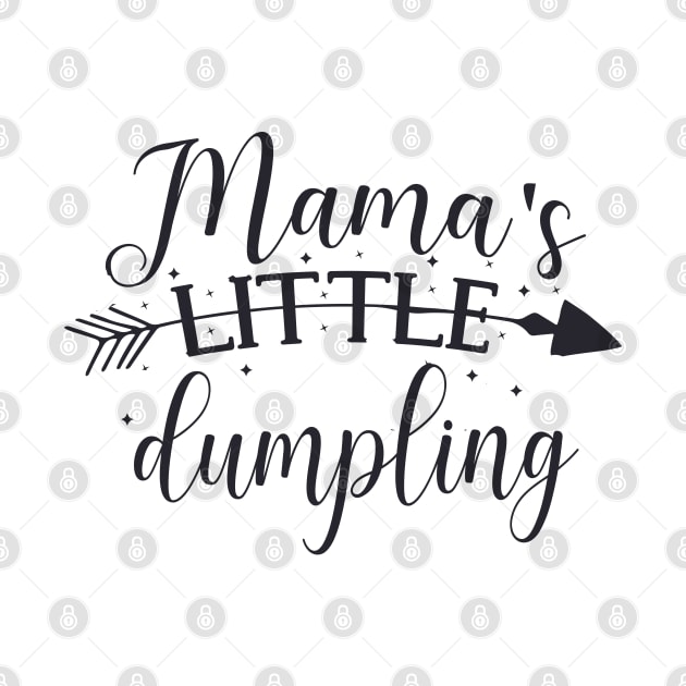 Mama's Little Dumpling cute baby shower toddler gift by BoogieCreates