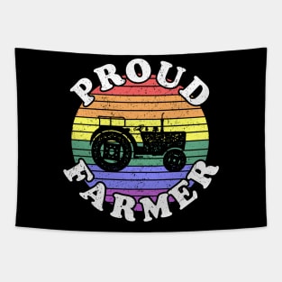 Retro LGBT Farmer Tapestry