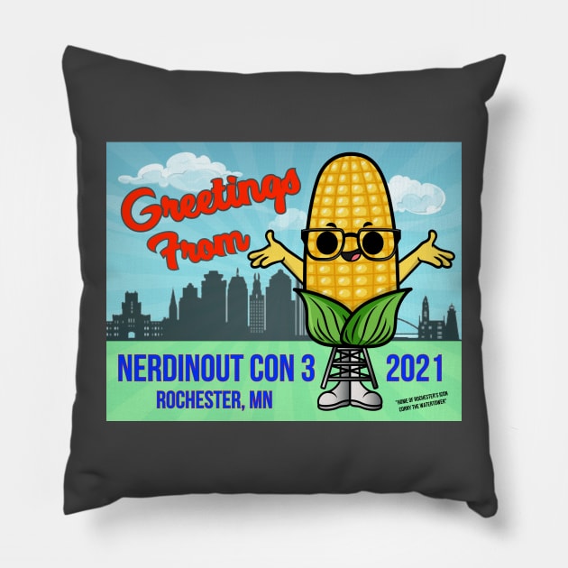 NerdinOut Con Exclusive Pillow by NerdinOut Con 