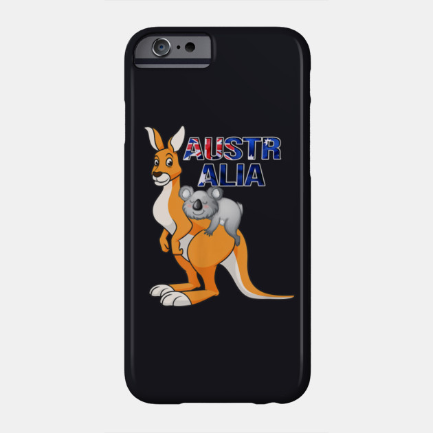 Koala Kangaroo Australia Flag Souvenir Funny Gift T Shirt Gifts Phone Case Teepublic