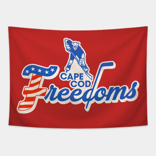 Defunct Cape Cod Freedoms Hockey Team Tapestry by Defunctland