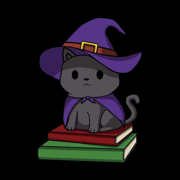 Witch Cat Halloween by DreamstateStudios