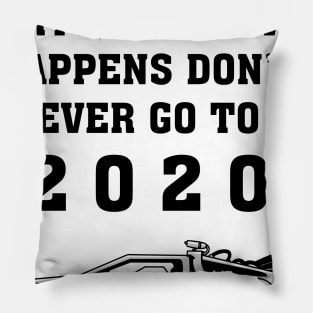 Delorean 2020 Pillow