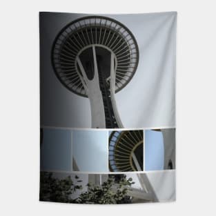 Seattle Space Needle Mosaic Tapestry