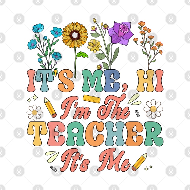 It's me hi I'm the teacher it's me vintage retro groovy by ahadnur9926