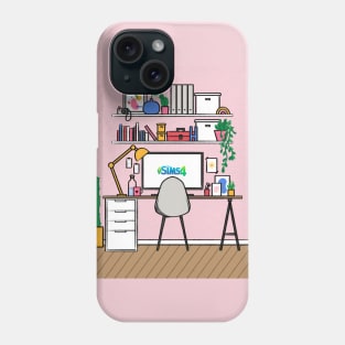 Oh my happy desk Phone Case