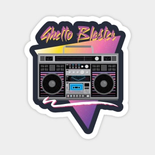 1980s ghetto blaster Magnet