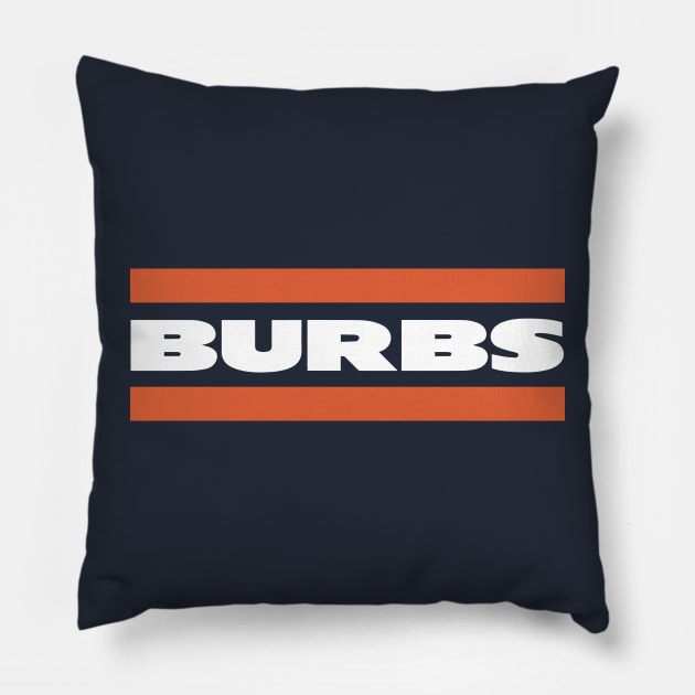 Chicago Burbs Sweater Pillow by harebrained