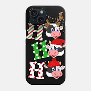 Cow Ho Ho Ho Christmas Phone Case