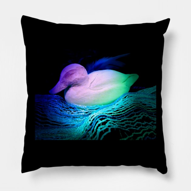 Sleeping Waters Pillow by Not Meow Designs 