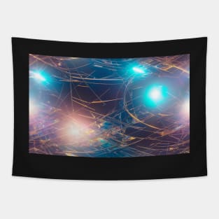 Seamless Holographic Texture XI Tapestry