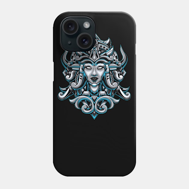 Beauty Face Illustration Phone Case by Invectus Studio Store