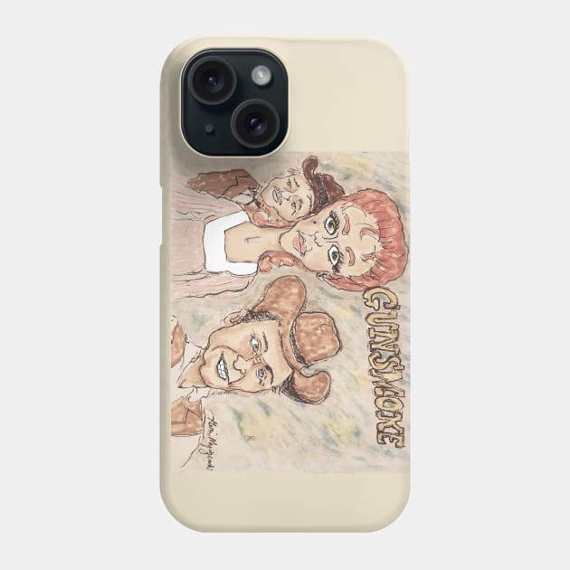 Gunsmoke Phone Case by TheArtQueenOfMichigan 