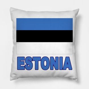 The Pride of Estonia - Estonian Flag Design Pillow