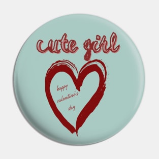 cute girl Pin