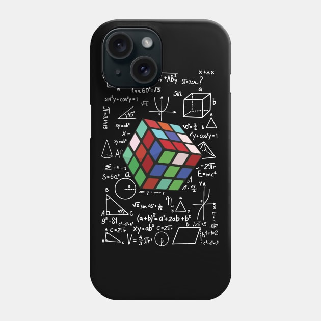 Math problem Rubik Rubics Cube Phone Case by GrafiqueDynasty