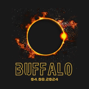 BUFFALO New York Total Solar Eclipse 2024 April 8th Souvenir T-Shirt