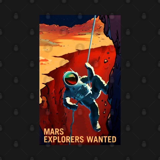 Mars Explorers Wanted Terraform Mars by PosterpartyCo