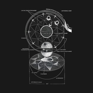 Manhattan Project Atomic Bomb Design Blueprint T-Shirt