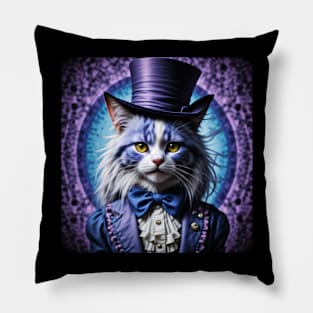 The Aristocat's Enigma Pillow