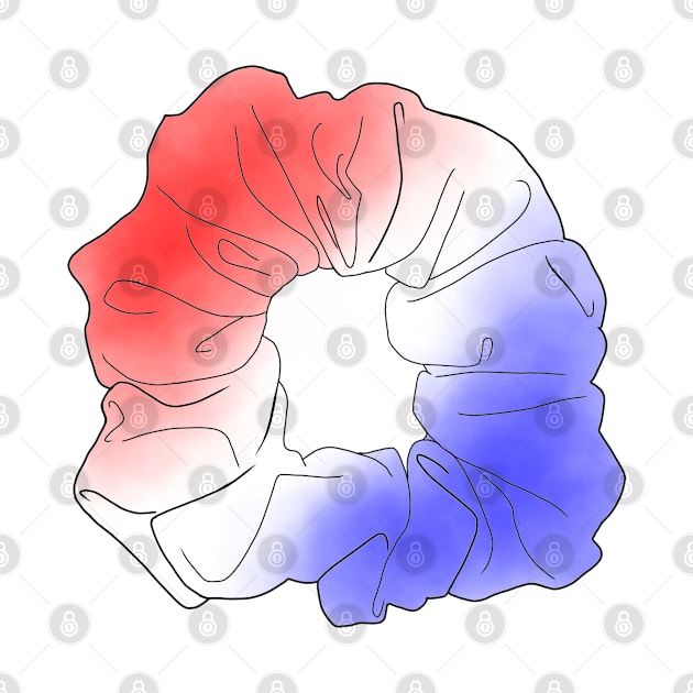 4th of July Scrunchie by Feisty Designs 