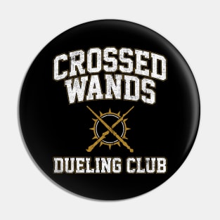 Crossed Wands Dueling Club Pin