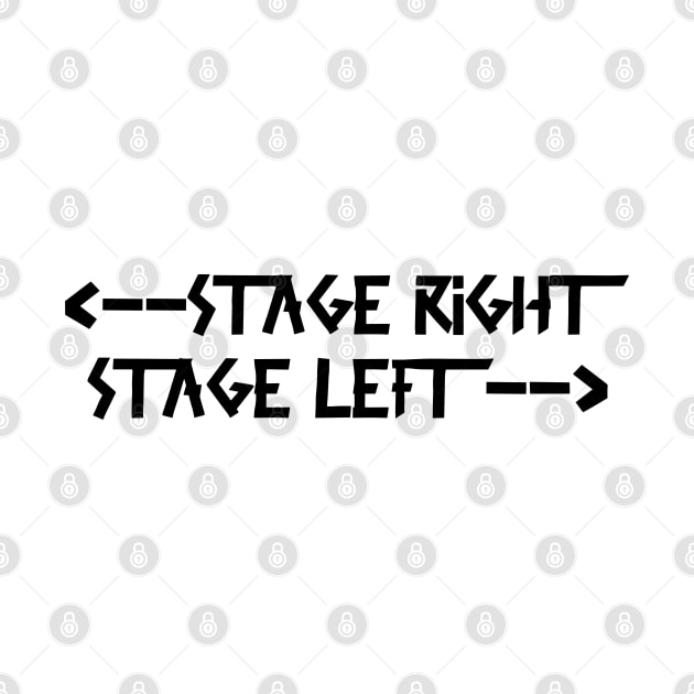 stage right  stage left Black by sapphire seaside studio