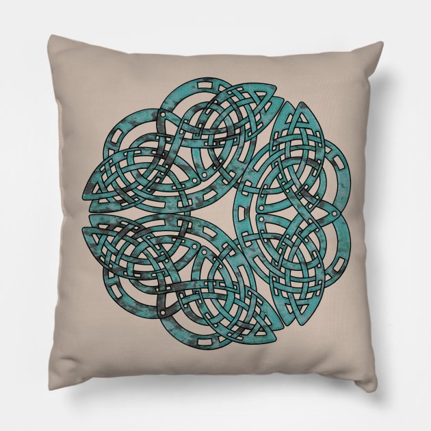 Distressed Metal Craft Collection Pillow by ArtlyStudio